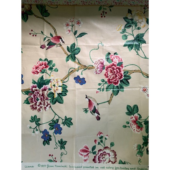 Upholstery Fabric by Joan Kaminski "Liane" 1898 Vintage 44' x 27" - Picture 3 of 5